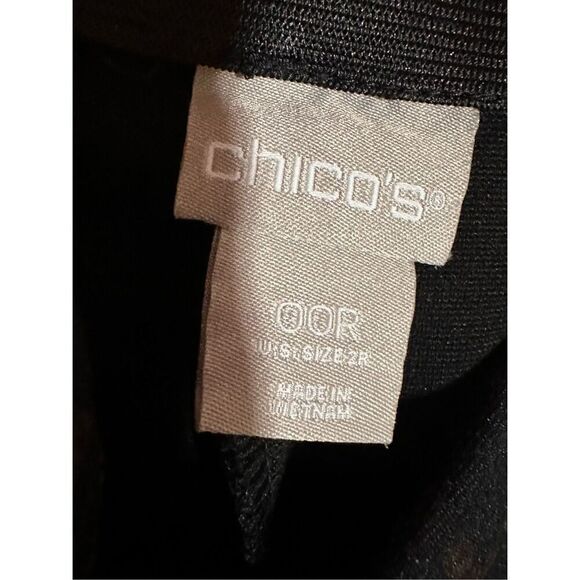 STUNNING CHICOS SO SLIMMING Juliet Leopard-Print Ankle Pants Size 00R (US 2R) Go - Picture 5 of 11